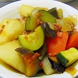 野菜たっぷり♪冬瓜のトマトソース煮